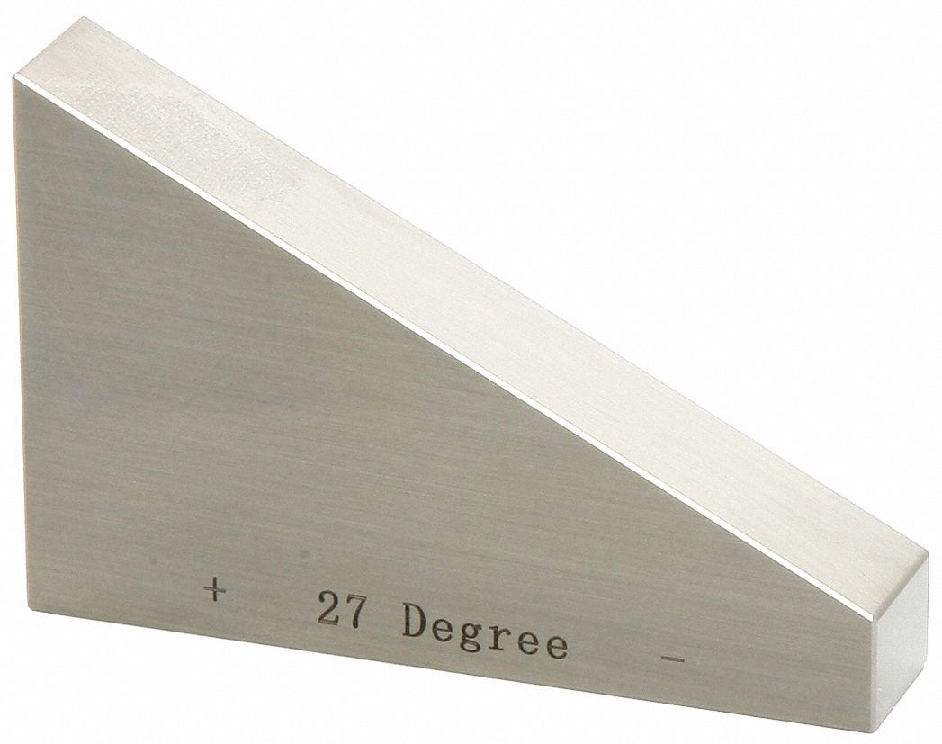 INSIZE, 27° Nominal Size, +/ 2 seconds Tolerance, Angle Gage Block 27