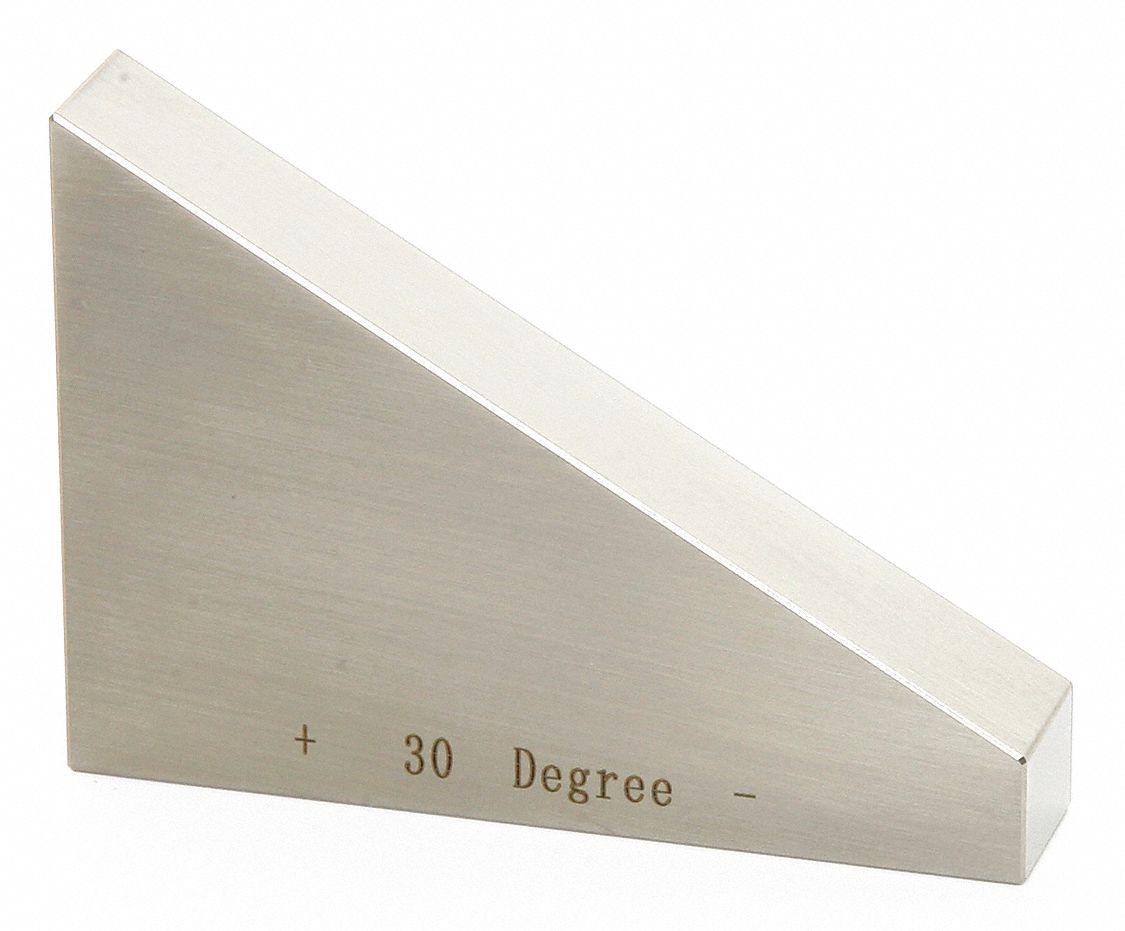 INSIZE Angle Gauge Block, Shape Angle, Nominal Size 30°, Grade ASME 0, Application Grade