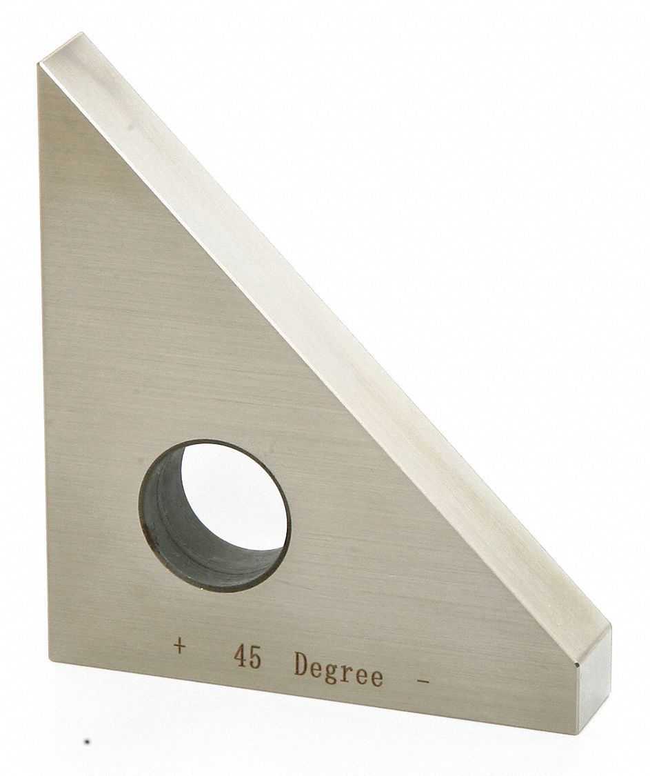 INSIZE Angle Gauge Block, Shape Angle, Nominal Size 45°, Grade ASME 0, Application Grade