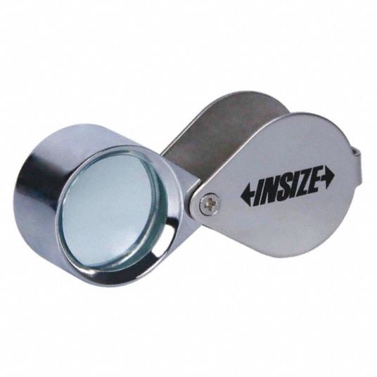 Mini Magnifier 8x Foldable Pocket Magnifier Portable 50mm Jewelry Reading  Magnifying Glass Loupe