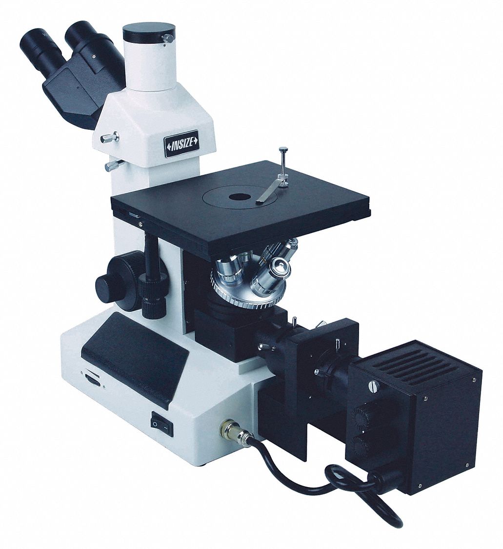 INSIZE Microscope, Trinocular, 1X to 4X Optical Magnification, Light