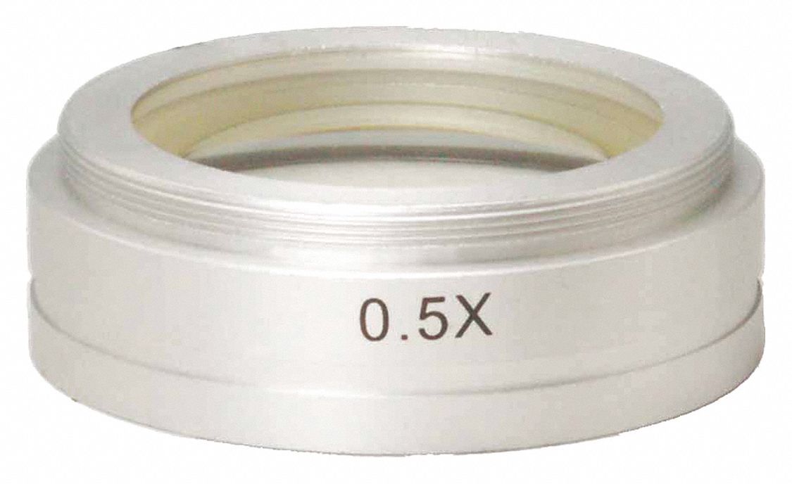 Auxiliary Objective 0.5X: 5X, 44 mm Optical Field of View, 9.06 in, ISM-ZS