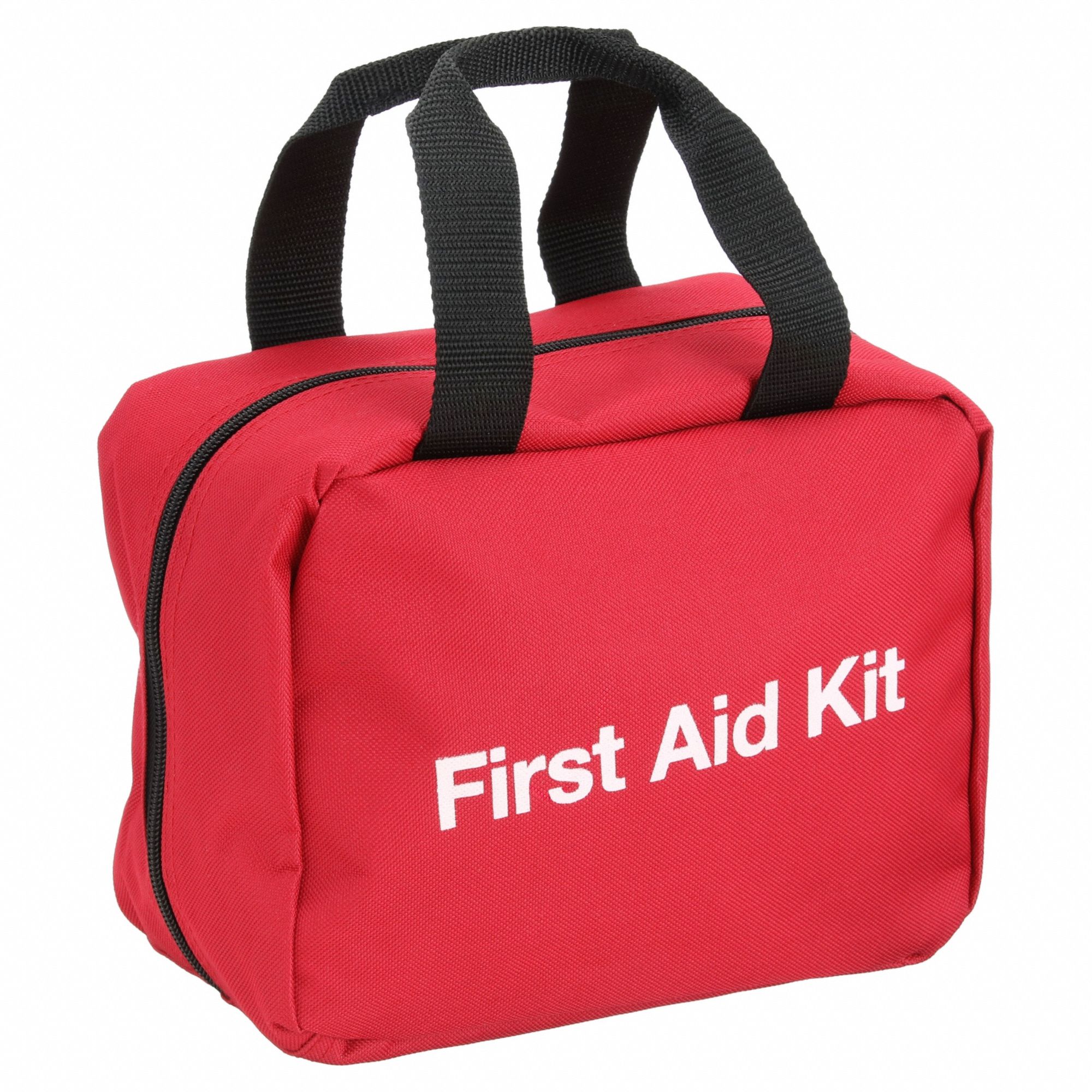 First Aid Kit and Housing: Gen Purpose, 25 People Served, 196 Components, Fabric