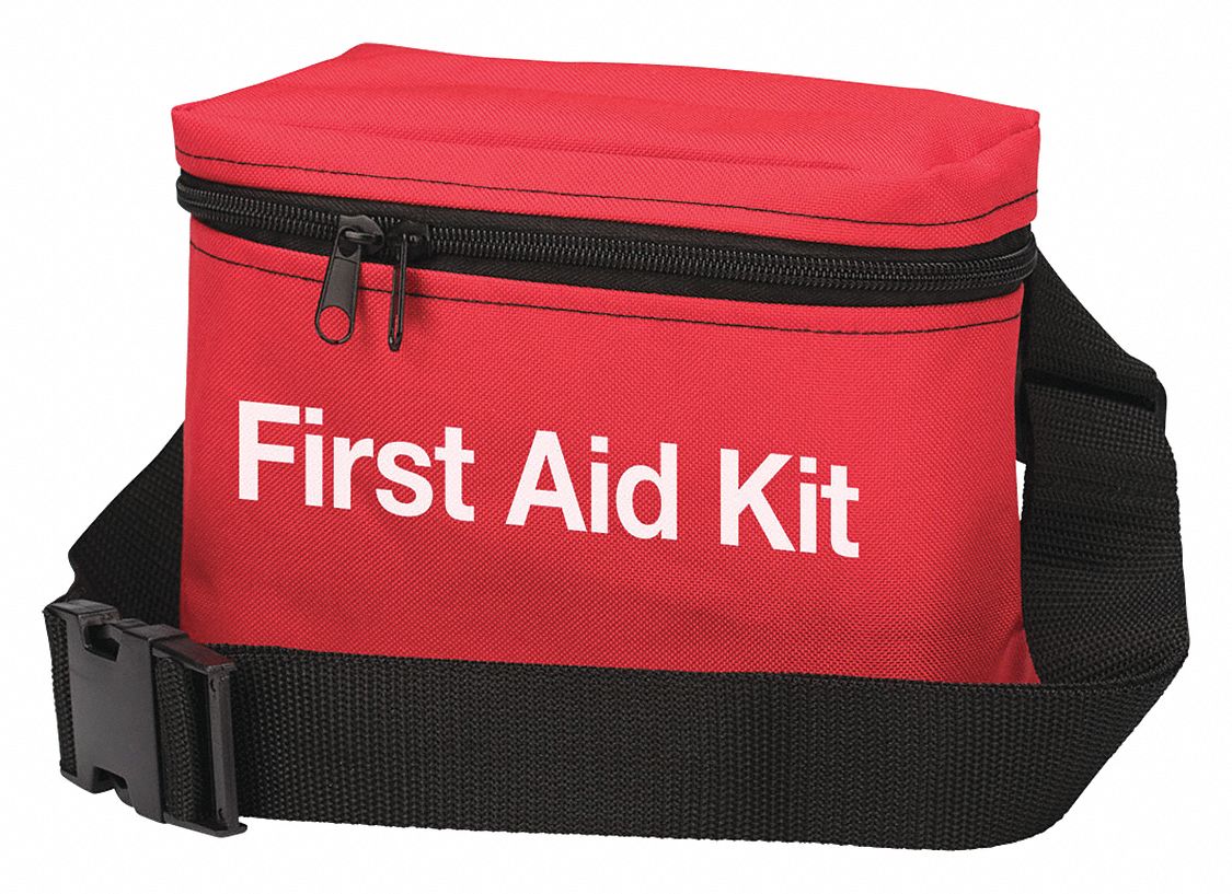 GRAINGER APPROVED First Aid Kit, Kit, Fabric, Industrial, 1 People