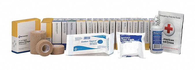 Complete Refill or Kit: 397 Components, 50 People Served, Not ANSI Compliant