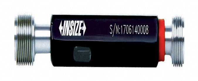 Threaded Plug Gauge: Go/No-Go (Plus/Minus), M18 x 2.50 Thread Size, 6H Thread Class, Metric