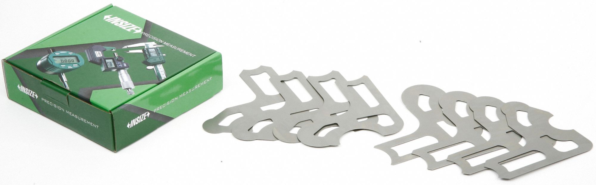 INSIZE Radius Gauge Set, Number of Leaves 8, Dimension Type Angle