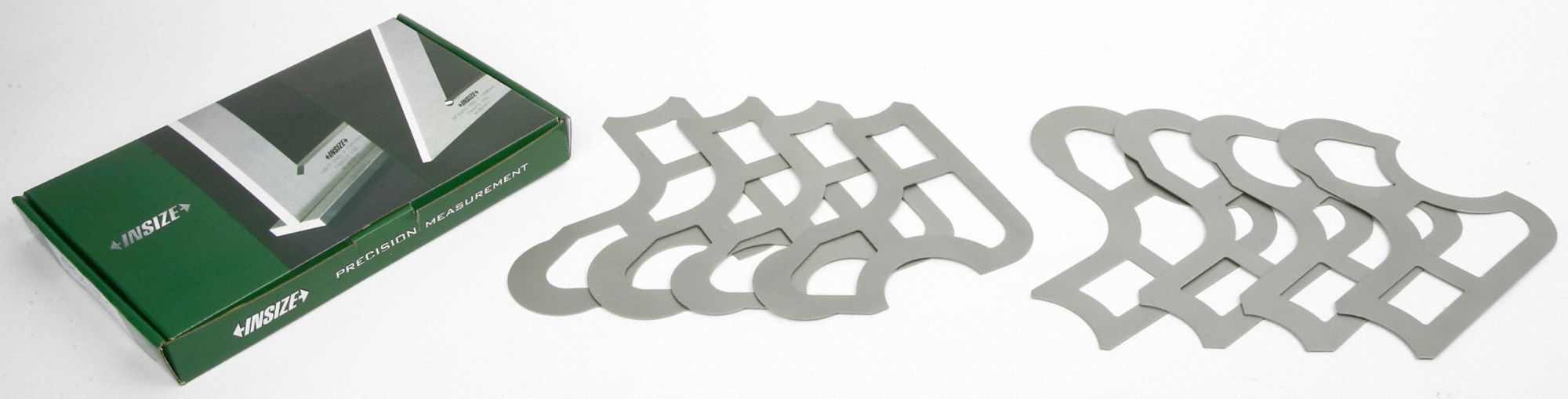 INSIZE, 8 Leaves, 1 1/16 in to 1 1/2 in Range, Radius Gauge Set