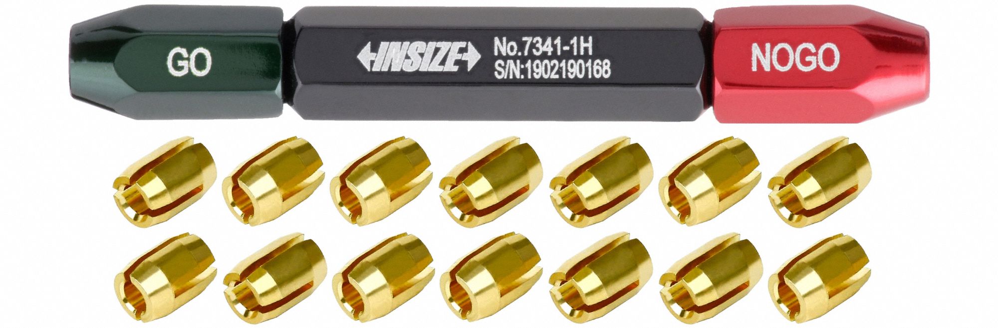 INSIZE 7341-6W02 Pin Gage Handle Collet Bushing 0.532-0.547 Pair 