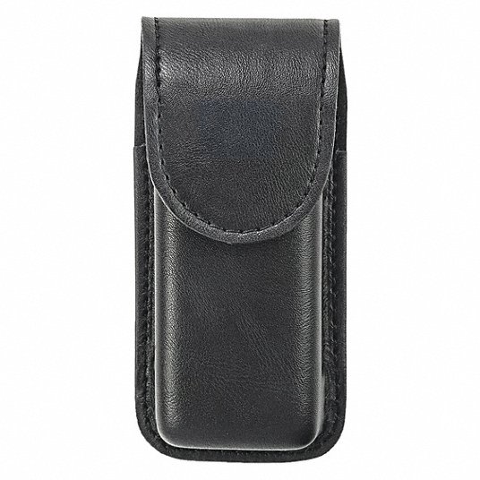 Duty Belt Accessory: Holder, Medical Pouch, Belt Mounted, Black, Synthetic Leather