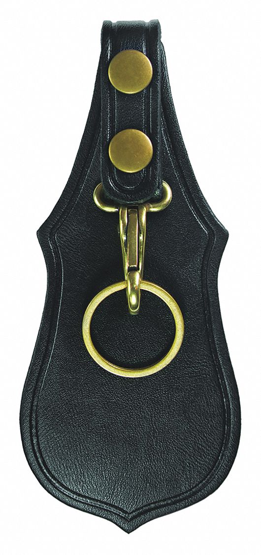 Key Pouch, Synthetic Leather, Black