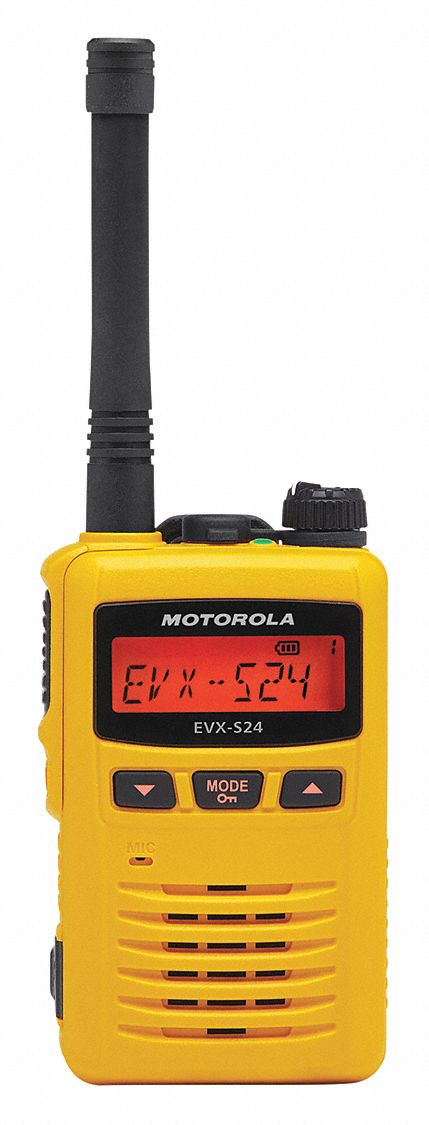 MOTOROLA, EVX-S24 Series, UHF, Handheld Two Way Radio - 463W21|EVX