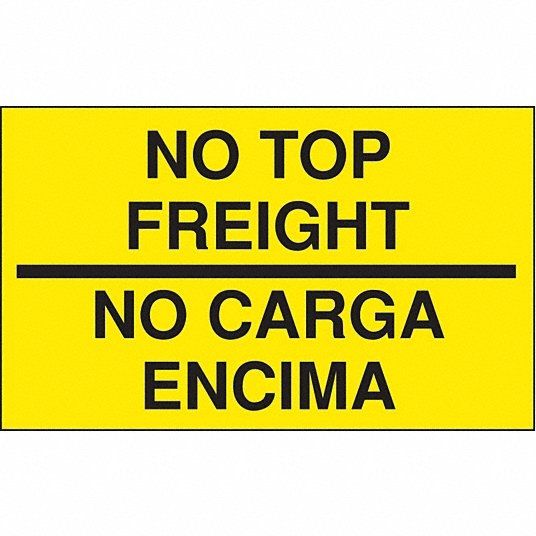 InstructionalHandlingLabel, White, PK50