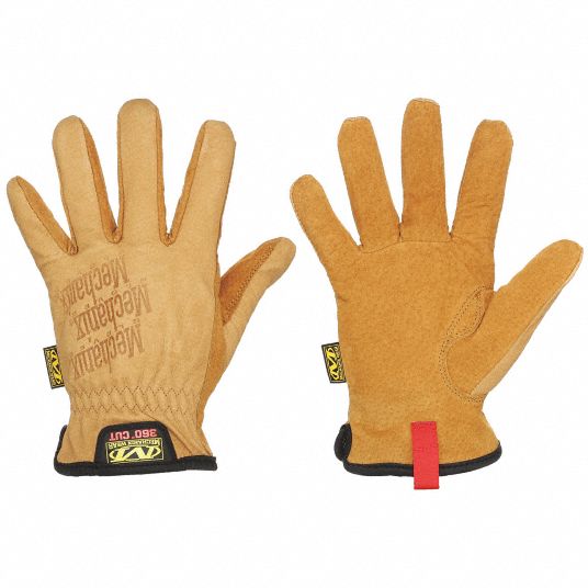 Mechanix Wear - Work Gloves: Size X-Large, LeatherLined, Leather
