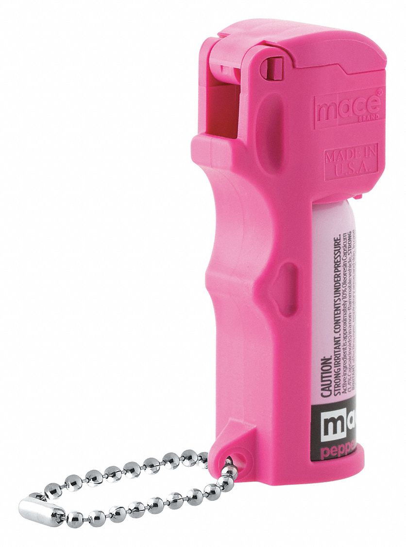 MACE Pepper Spray, No. of Shots 15, 2.6 oz. 464N4780353 Grainger