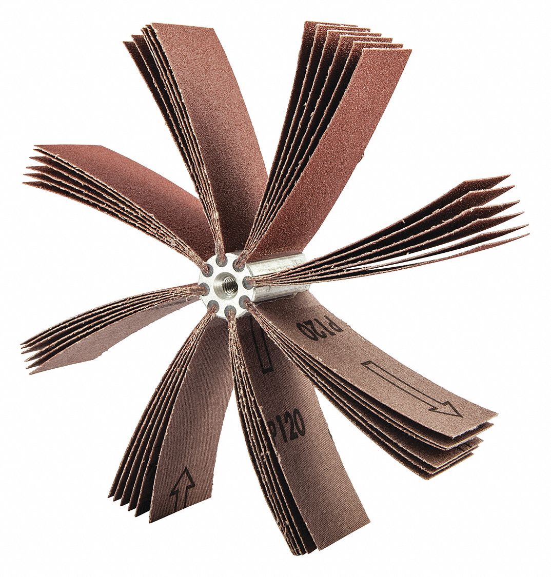 Bore Polisher: For 5 1/4 in to 5 7/8 in Inner Dia, Aluminum Oxide, 60 Grit, R369