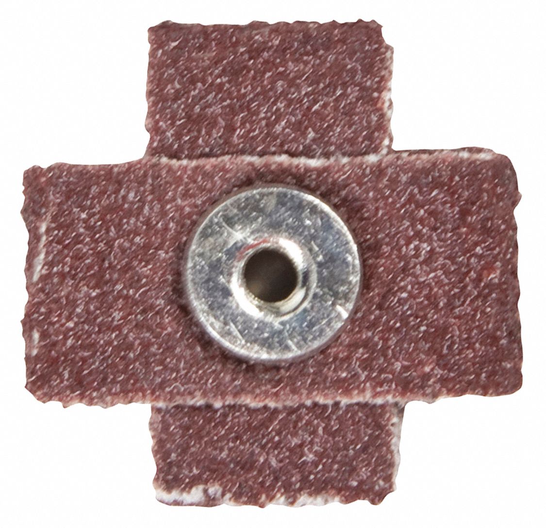 MERIT Abrasive Cross Pad, Aluminum Oxide Abrasive Material, Coarse, 80