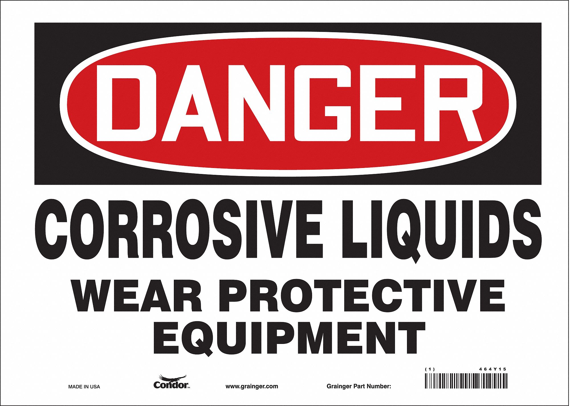 Safety Sign: Vinyl, Adhesive Sign Mounting, 10 in x 14 in Nominal Sign Size, Not Retroreflective
