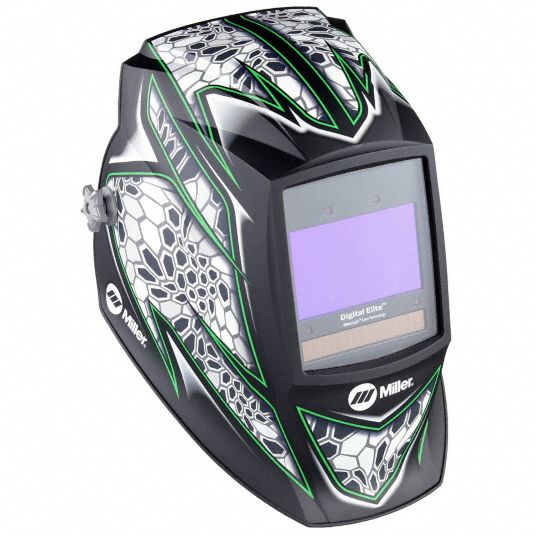 MILLER ELECTRIC, AutoDarkening, 4 Arc Sensors, Welding Helmet 465C11
