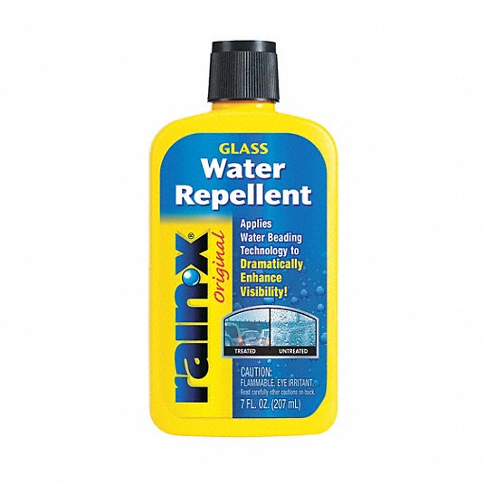 Glass Treatment, 7 oz, Plastic Bottle, Water Repellent, Ready to Use Dilution Ratio
