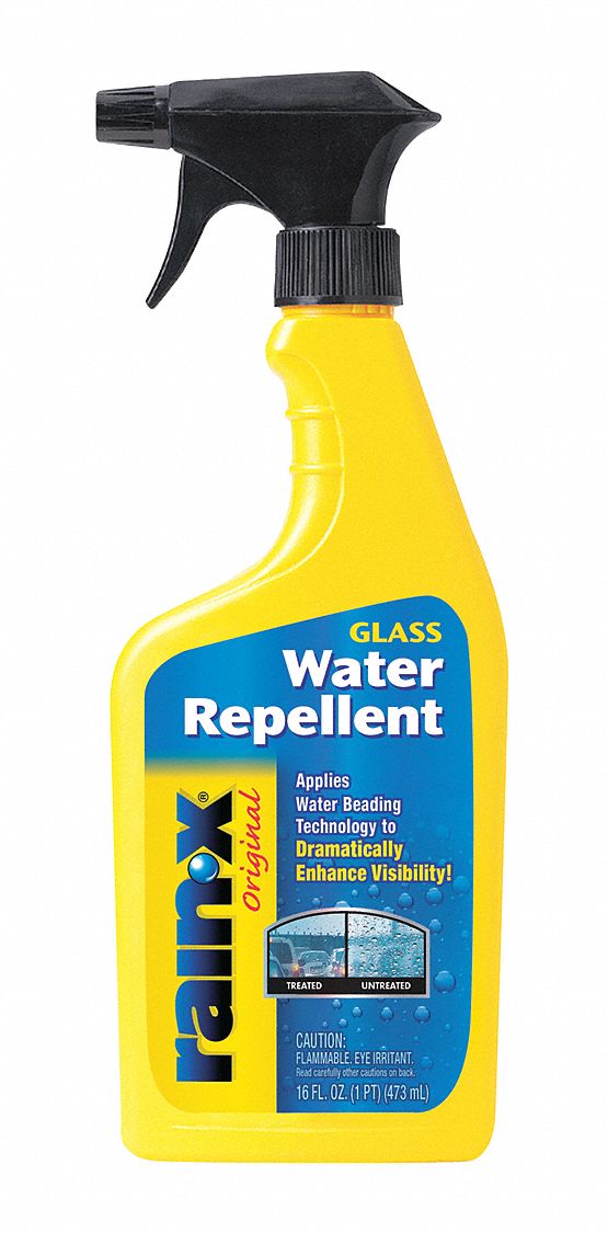 RAINX Glass Treatment: Ready to Use - Premixed, Windshield Treatment, Water  Repellent, Bottle, Clear