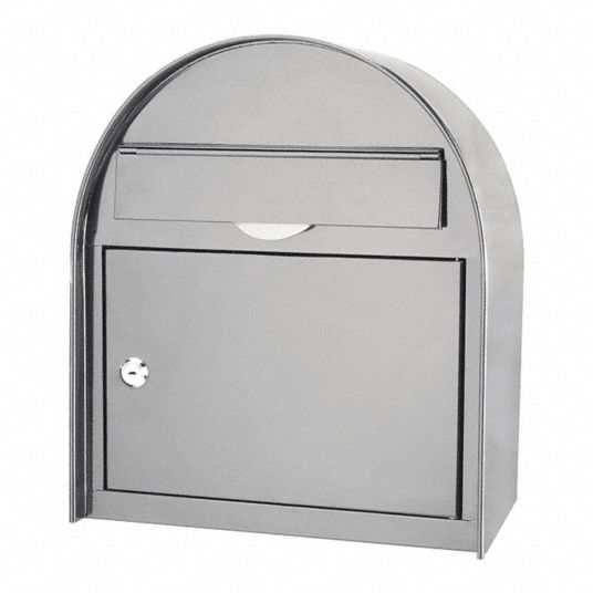 BARSKA Locking Mailbox Gray 465D75CB13254 Grainger