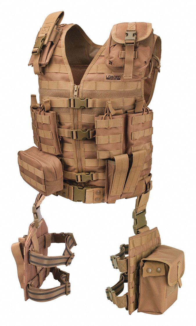 BARSKA, Tan, Universal, Tactical Vest - 465D97|BI12344 BARSKA, Tan, Universal, Tactical Vest - 465D97|BI12344