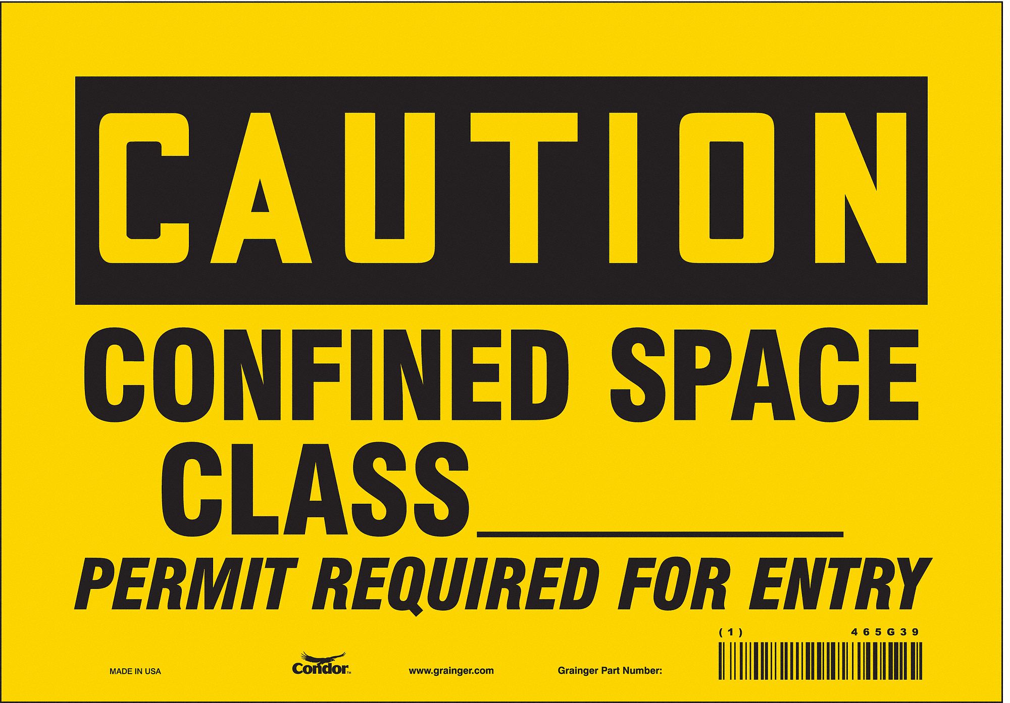 Safety Sign: Vinyl, Adhesive Sign Mounting, 7 in x 10 in Nominal Sign Size, Not Retroreflective