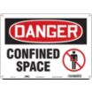 Danger: Confined Space Signs