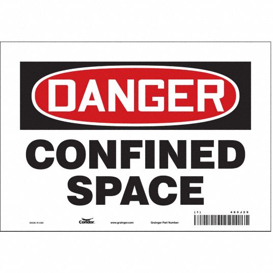 Vinyl, Adhesive Sign Mounting, Safety Sign - 465J29|465J29 - Grainger