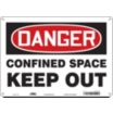 Danger: Confined Space Keep Out Signs