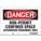 SAFETY SIGN, VINYL, ADHESIVE MOUNT, 7 X 10 IN, NOT RETROREFLECTIVE, NON-PERMIT CONFINED SPACE AUTHORIZED PERSONNEL ONLY