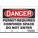 SAFETY SIGN, VINYL, ADHESIVE MOUNT, 7 X 10 IN, NOT RETROREFLECTIVE, PERMIT-REQUIRED CONFINED SPACE DO NOT ENTER