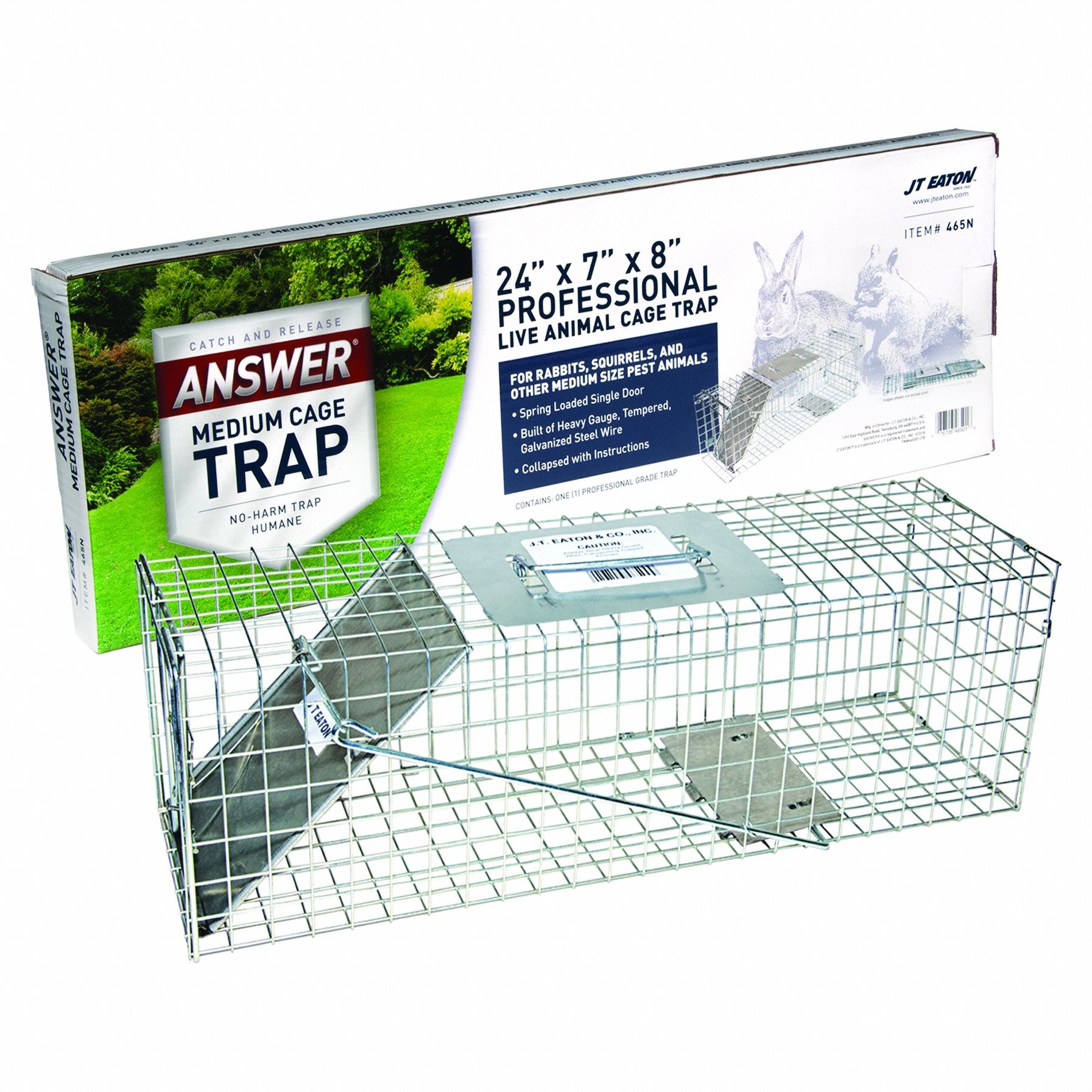 Live Animal Trap: Rabbits, Squirrels, Other Medium Pest Animals