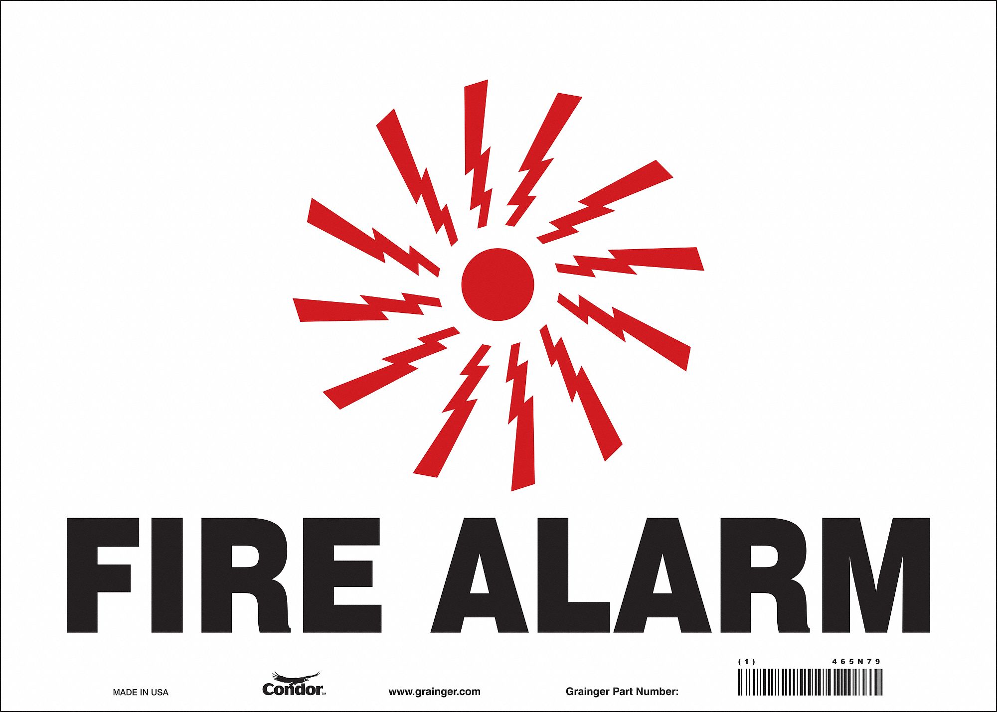 Safety Sign: Vinyl, Adhesive Sign Mounting, 10 in x 14 in Nominal Sign Size, Not Retroreflective