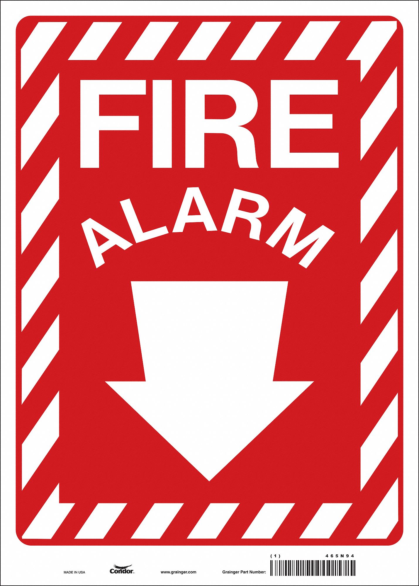 Safety Sign: Vinyl, Adhesive Sign Mounting, 14 in x 10 in Nominal Sign Size, Not Retroreflective