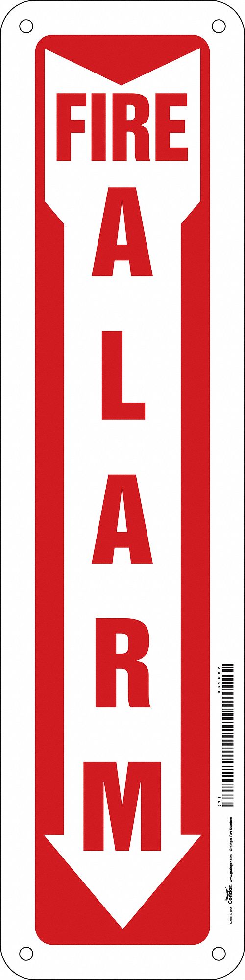 Safety Sign, 14 x 3 1/2 in, Polyethylene