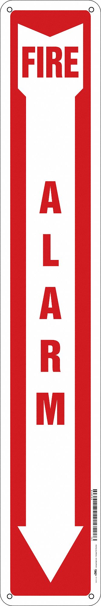 Safety Sign, 24 in x 4 in, Polyethylene