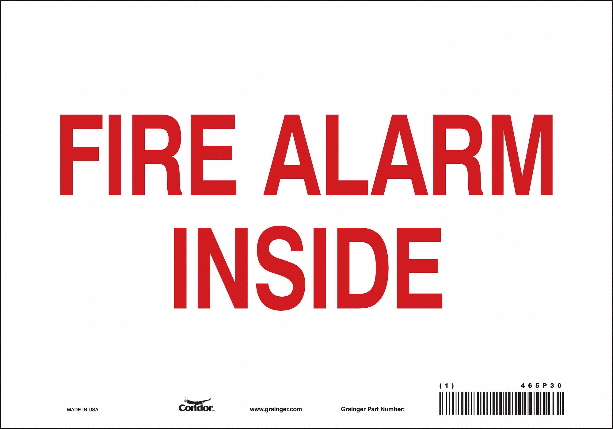 Safety Sign: Vinyl, Adhesive Sign Mounting, 7 in x 10 in Nominal Sign Size, Not Retroreflective