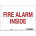 Fire Alarm Inside Signs
