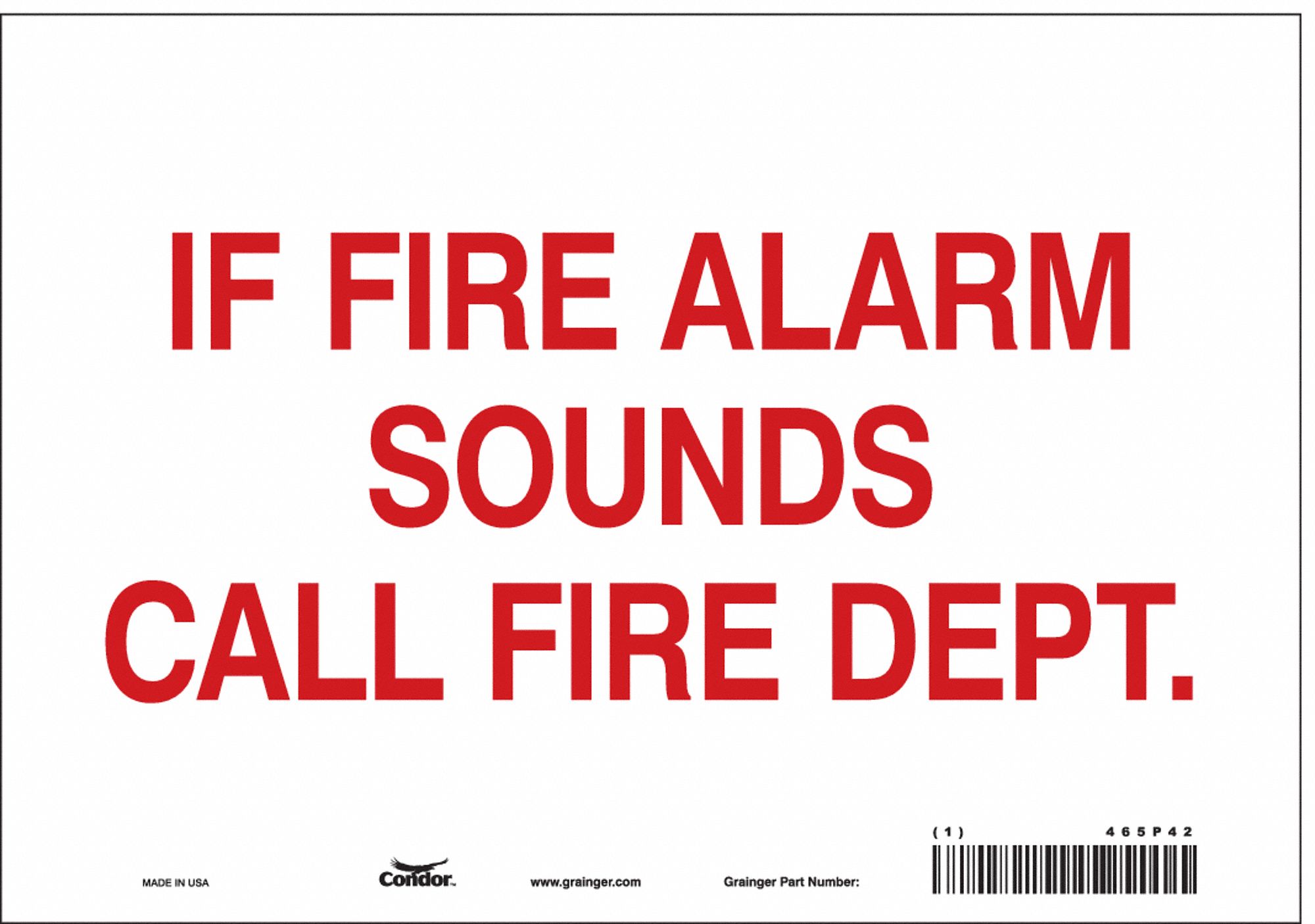 Safety Sign: Vinyl, Adhesive Sign Mounting, 7 in x 10 in Nominal Sign Size, Not Retroreflective