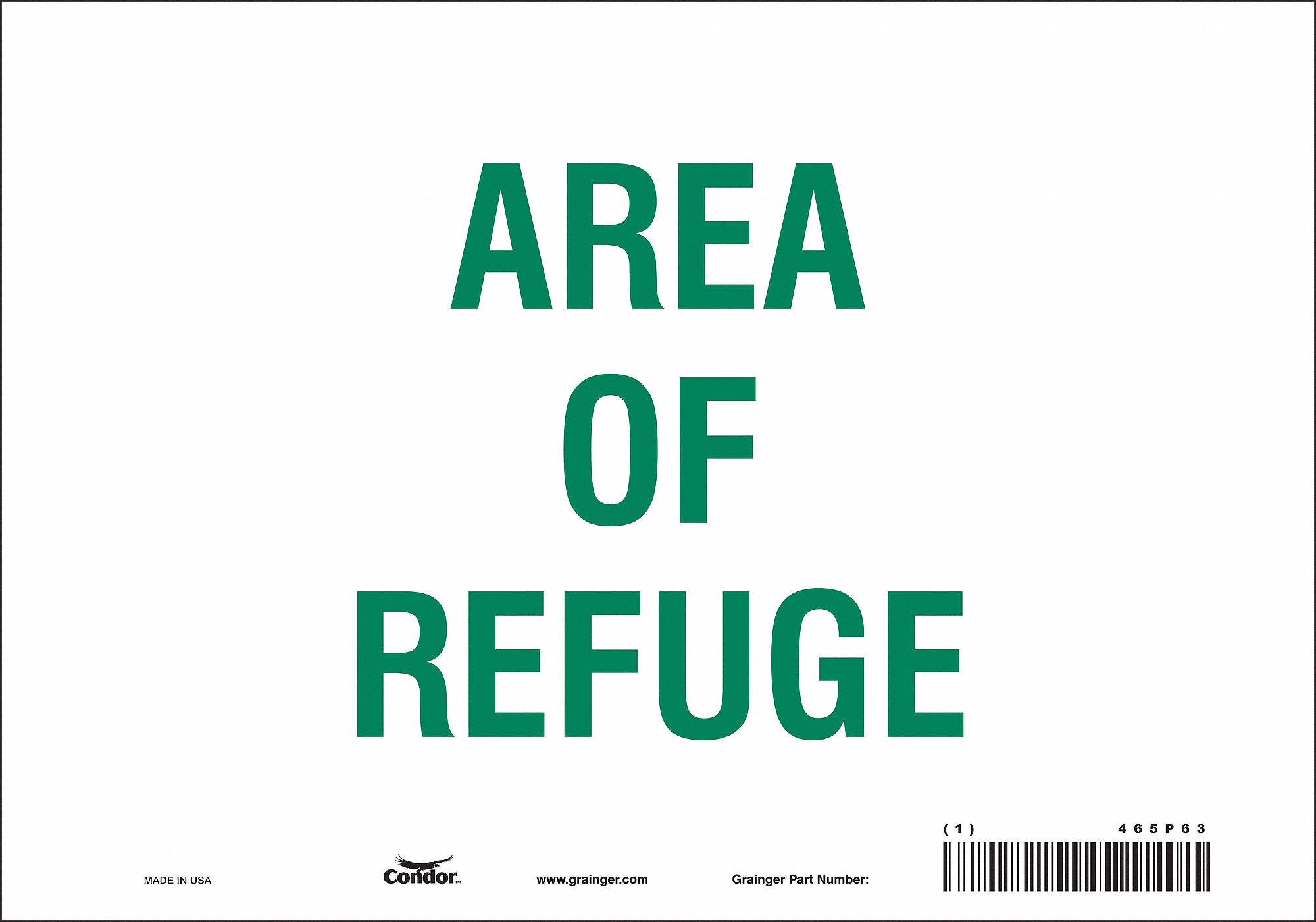 Safety Sign: Vinyl, Adhesive Sign Mounting, 7 in x 10 in Nominal Sign Size, Not Retroreflective