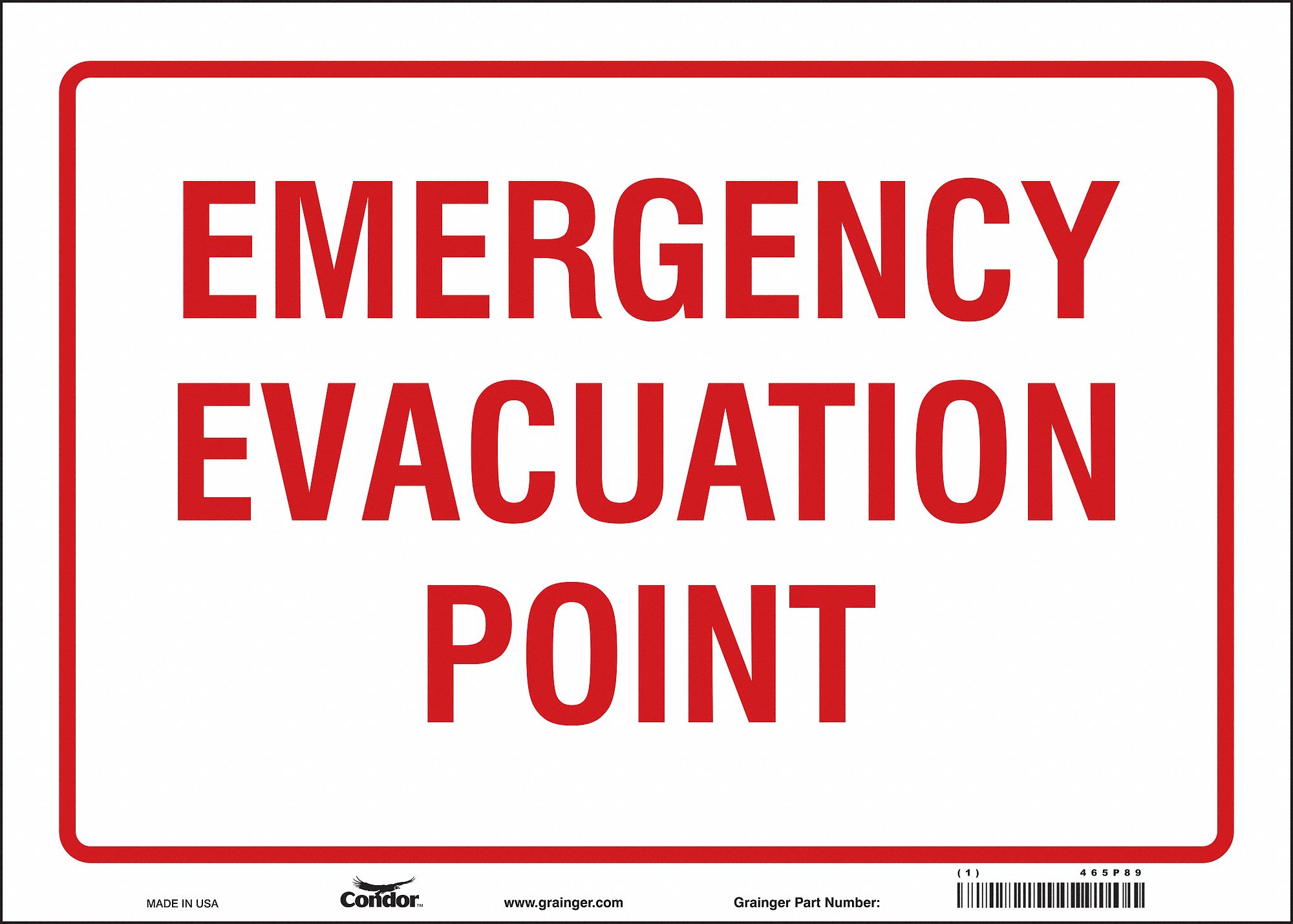 Safety Sign: Vinyl, Adhesive Sign Mounting, 10 in x 14 in Nominal Sign Size, Not Retroreflective