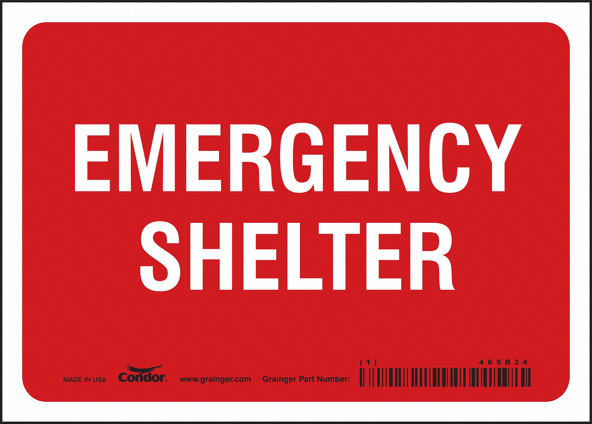 Safety Sign: Vinyl, Adhesive Sign Mounting, 5 in x 7 in Nominal Sign Size, Not Retroreflective