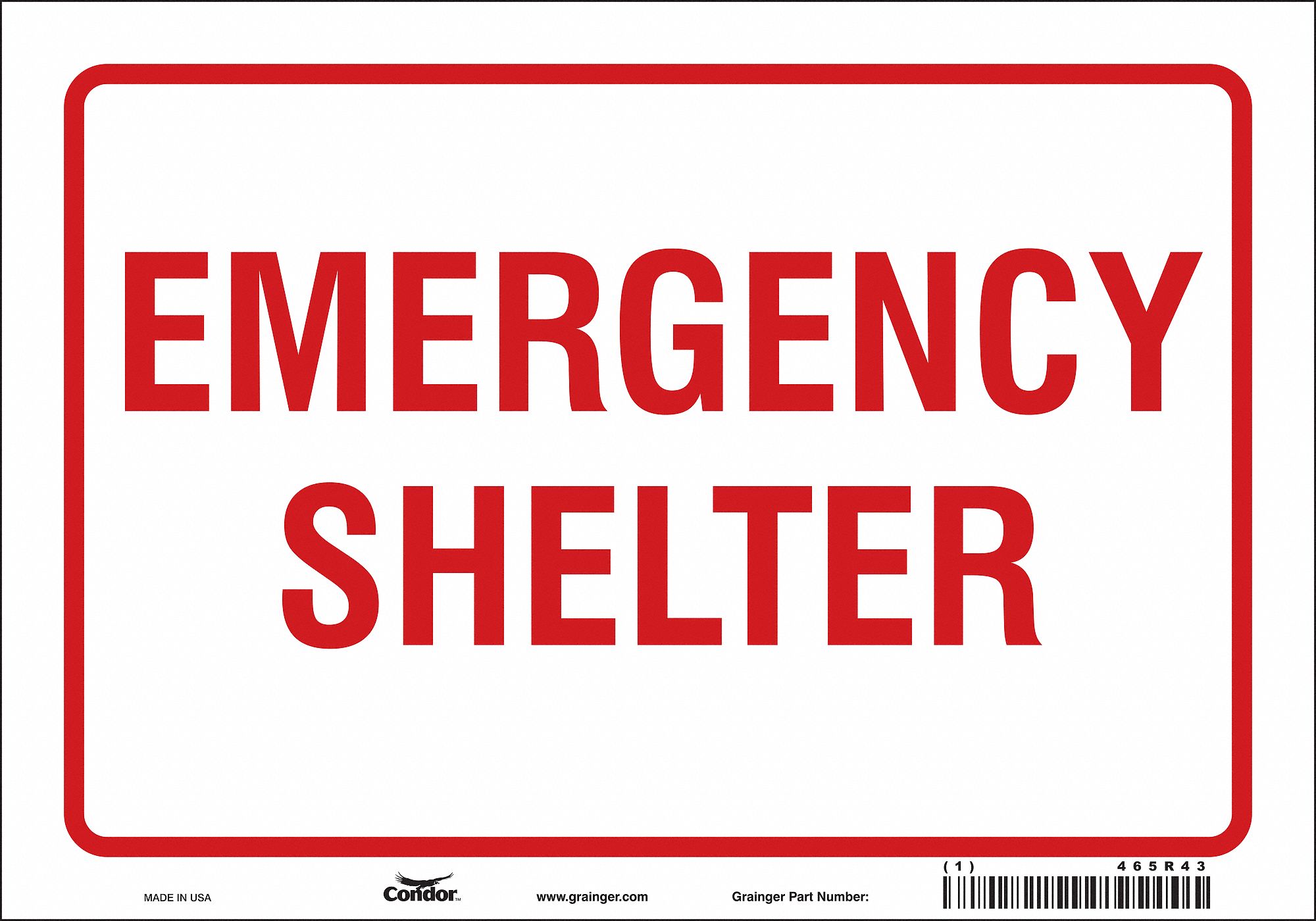 Safety Sign, 7 in x 10 in, Vinyl