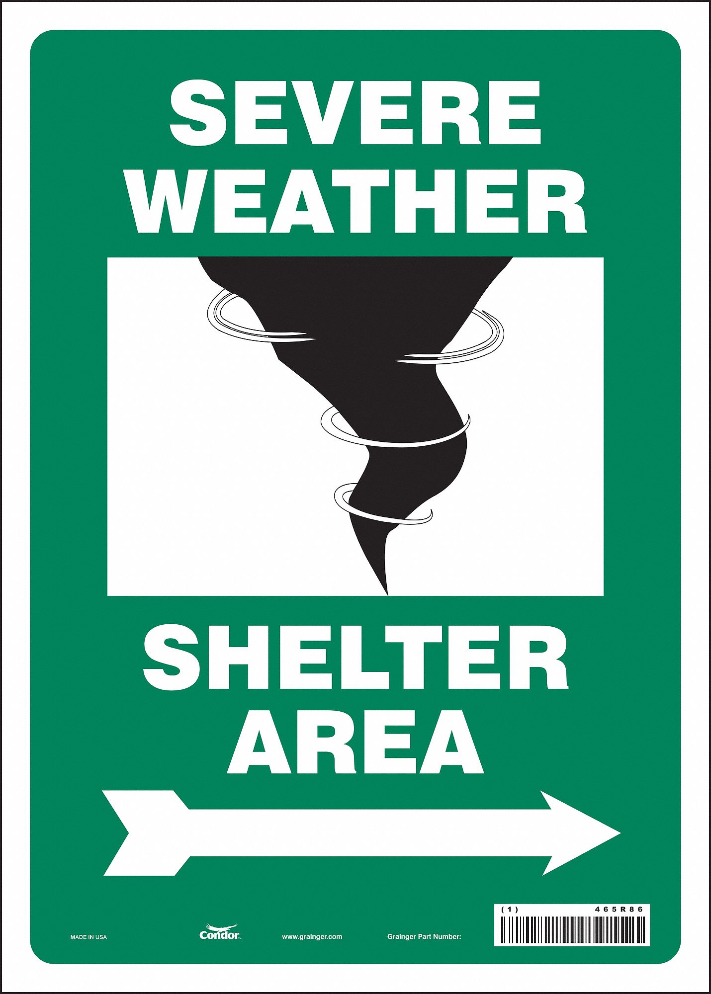 Safety Sign: Vinyl, Adhesive Sign Mounting, 14 in x 10 in Nominal Sign Size, Not Retroreflective