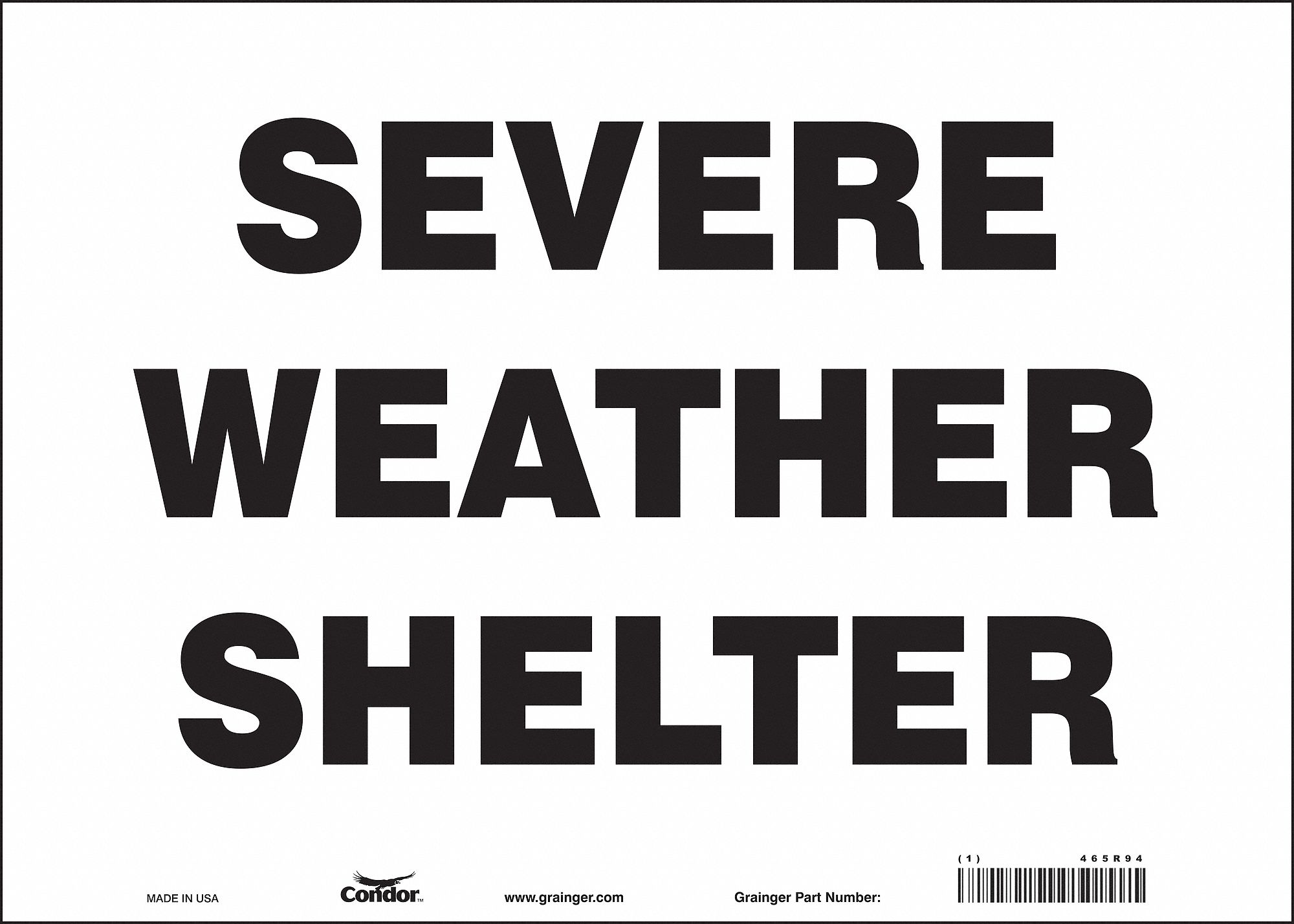 Safety Sign, 10 in x 14 in, Vinyl