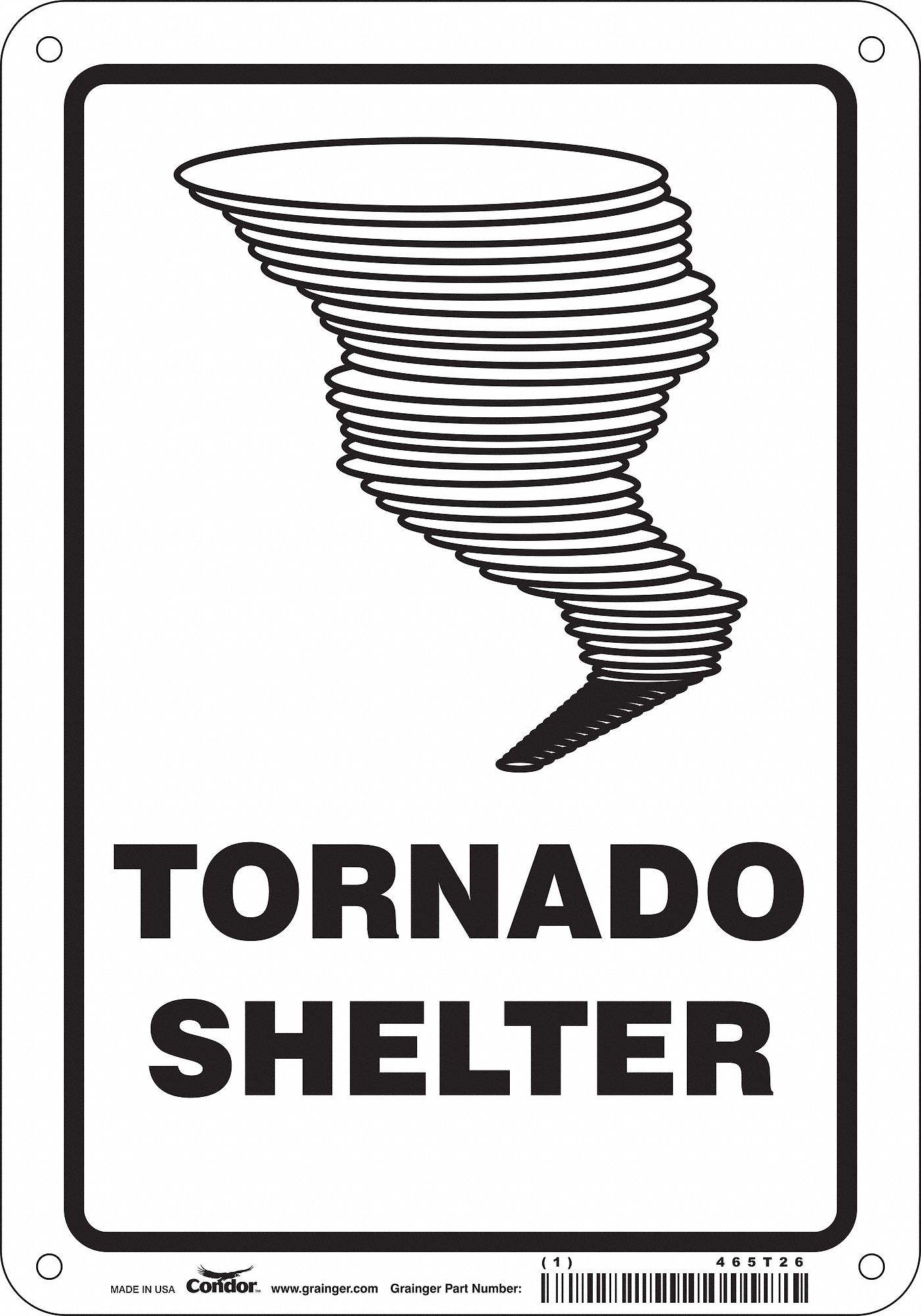 Safety Sign: Vinyl, Adhesive Sign Mounting, 10 in x 7 in Nominal Sign Size, Not Retroreflective