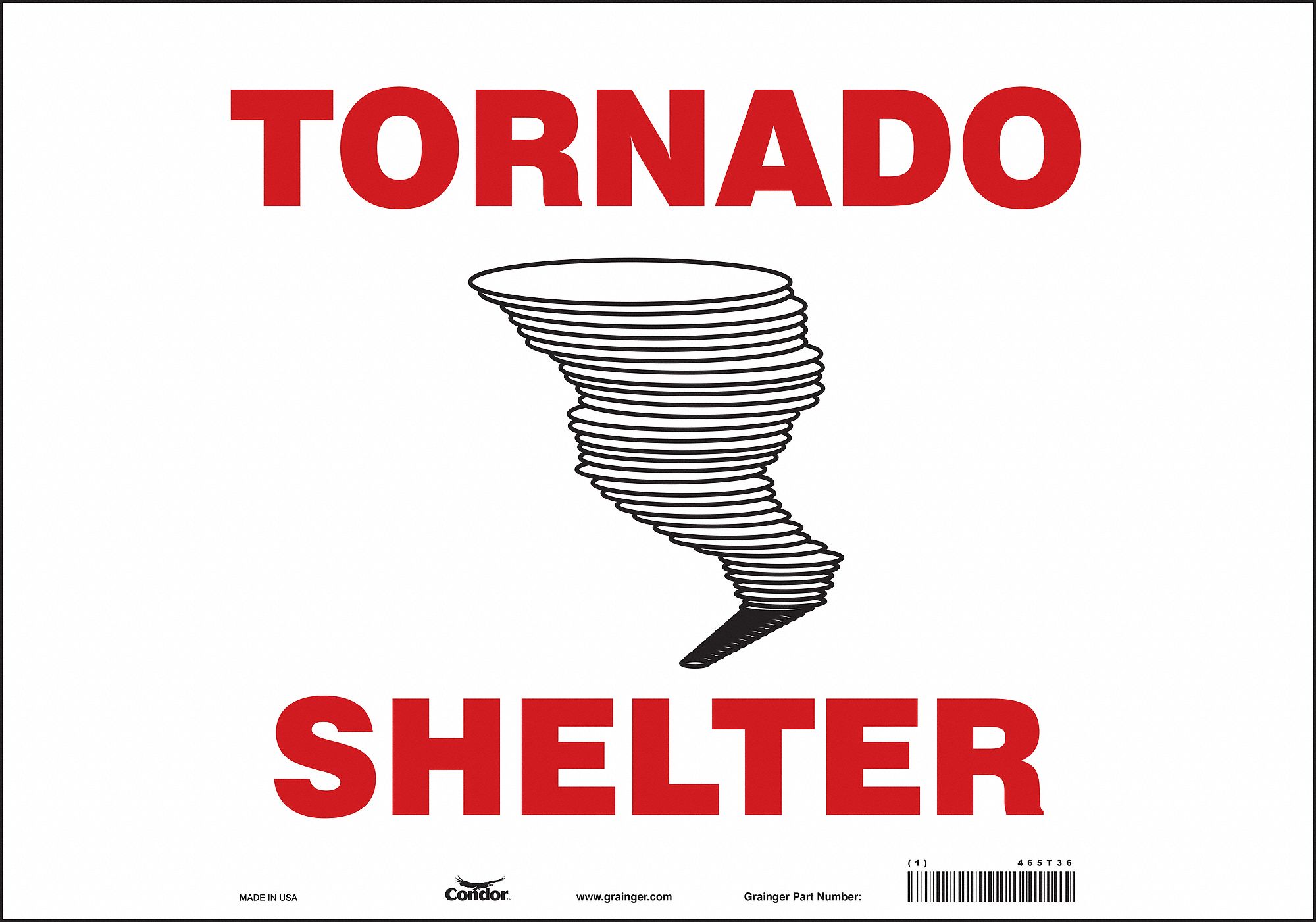 Safety Sign: Vinyl, Adhesive Sign Mounting, 14 in x 20 in Nominal Sign Size, Not Retroreflective