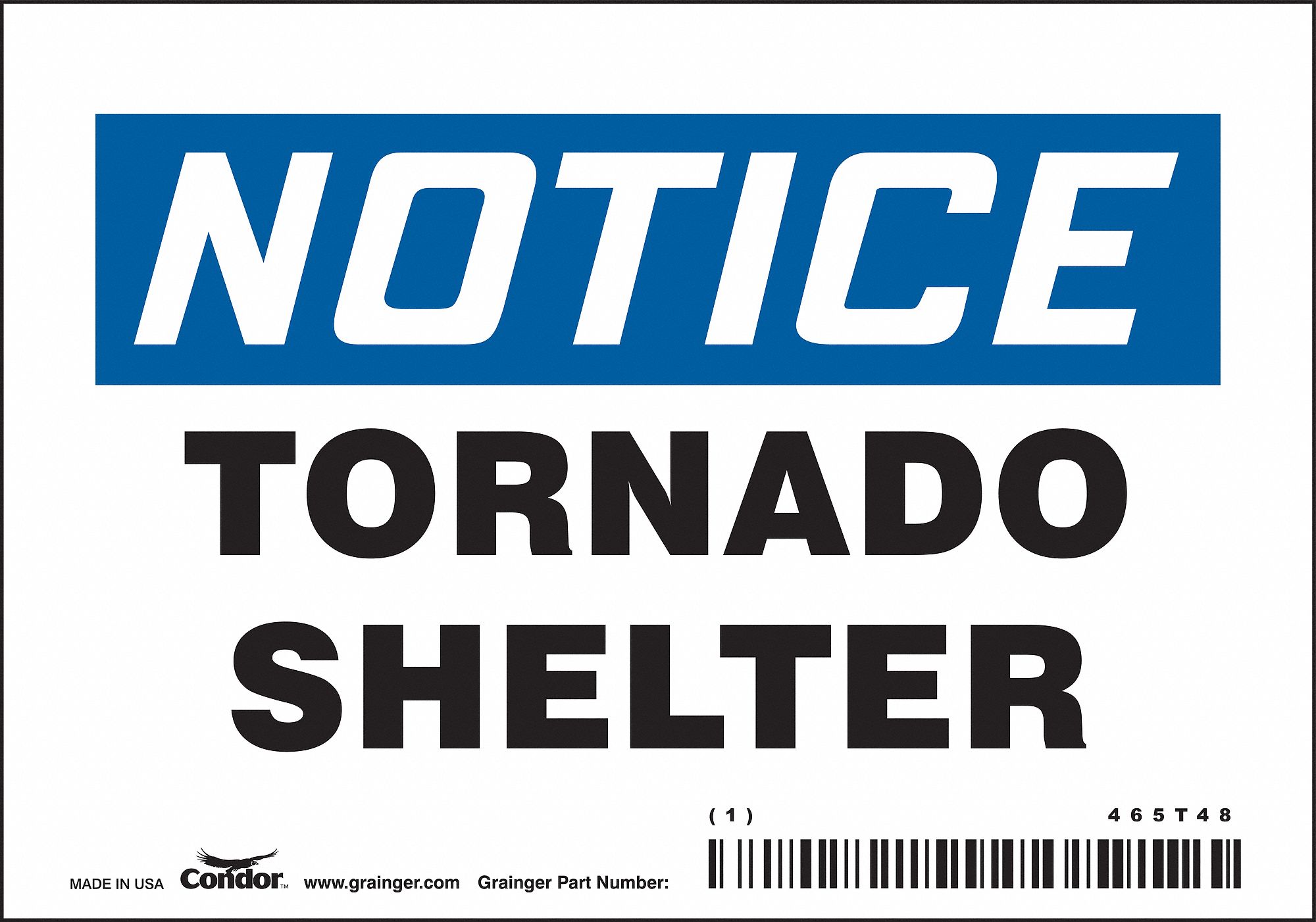 PANNEAU SECURITE,3-1/2PO X 5PO,VINYLE